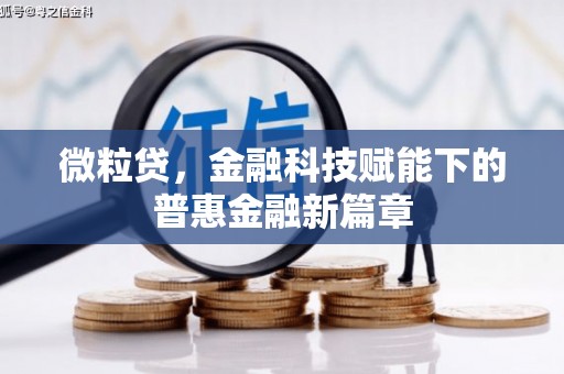 兴隆台微粒贷，金融科技赋能下的普惠金融新篇章