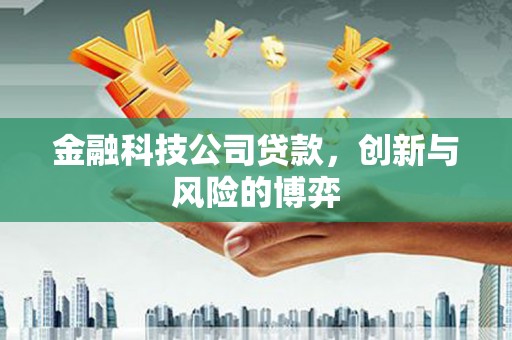 兴隆台金融科技公司贷款，创新与风险的博弈