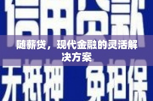 兴隆台随薪贷，现代金融的灵活解决方案