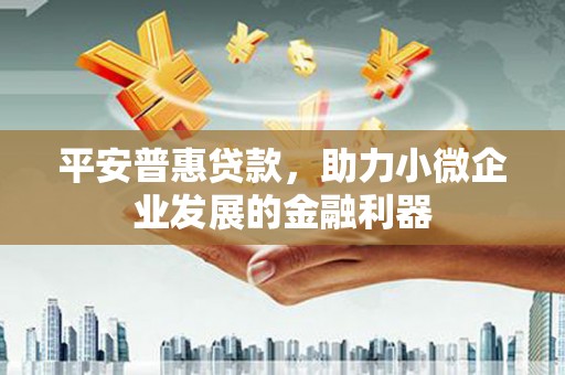 兴隆台平安普惠贷款，助力小微企业发展的金融利器