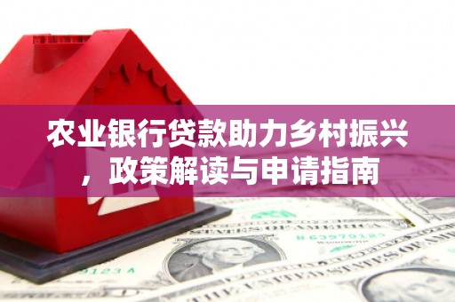 兴隆台农业银行贷款助力乡村振兴，政策解读与申请指南