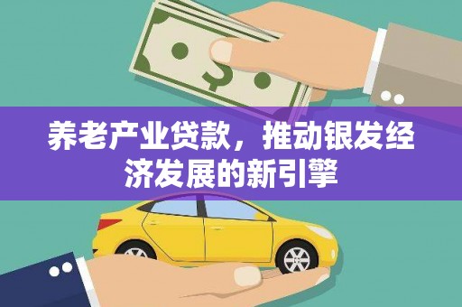 兴隆台养老产业贷款，推动银发经济发展的新引擎