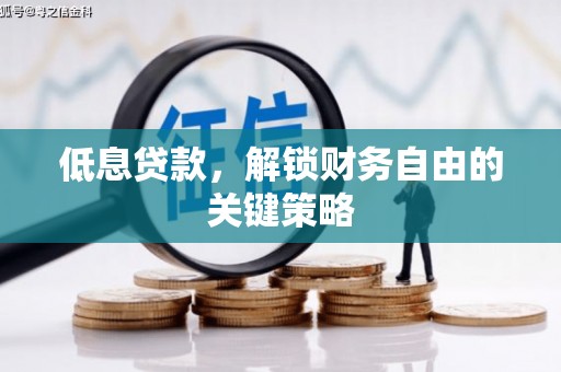 兴隆台低息贷款，解锁财务自由的关键策略