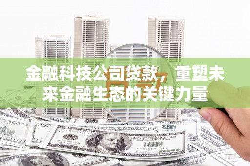 兴隆台金融科技公司贷款，重塑未来金融生态的关键力量