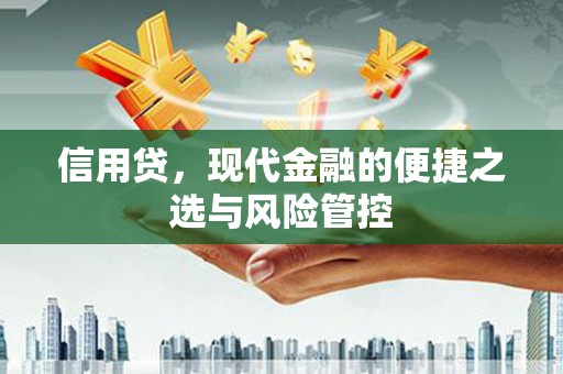 兴隆台信用贷，现代金融的便捷之选与风险管控