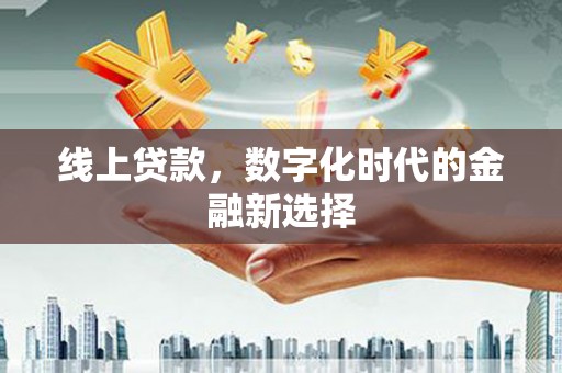 兴隆台线上贷款，数字化时代的金融新选择