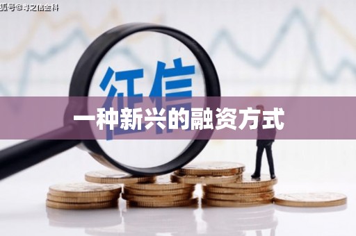 兴隆台一种新兴的融资方式