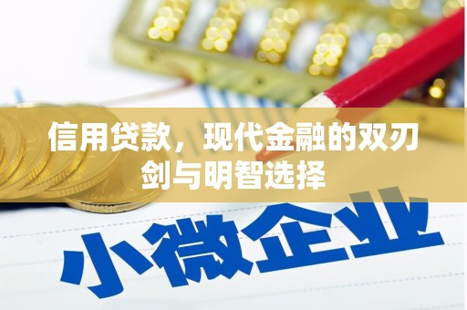 兴隆台信用贷款，现代金融的双刃剑与明智选择